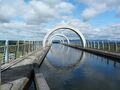 Zurück am Falkirk Wheel | obere Einfahrt